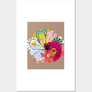 Flower Design Posters and Art